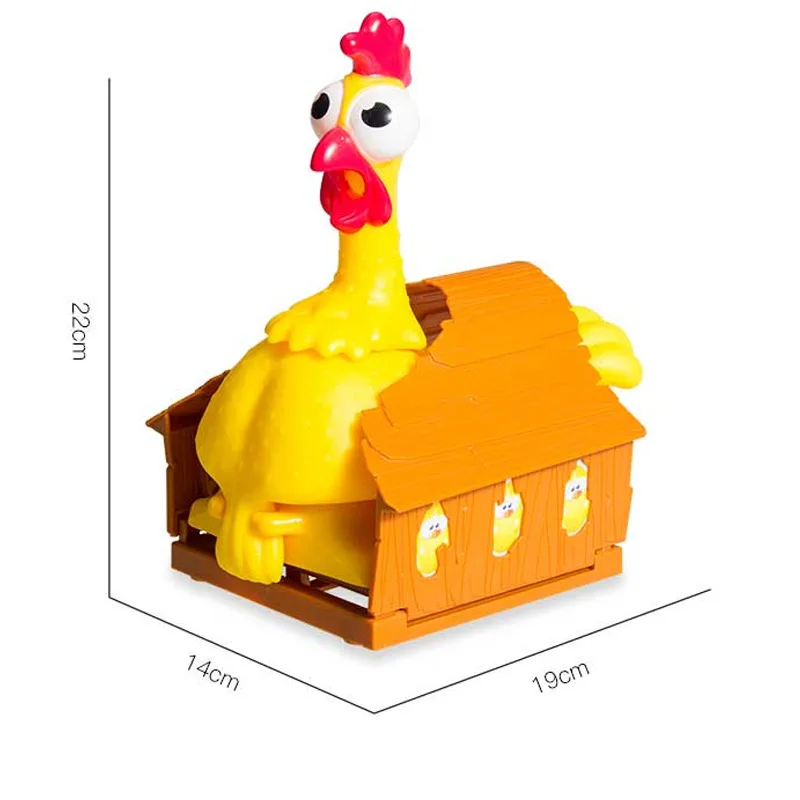 Забавные приколы игры игрушки цыпленок откладывающая яйца игры проигрыватели курица, приносящая удачу игрушка родитель-ребенок Взаимодействие настольная игра