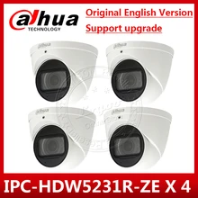 4 шт./лот Dahua IPC-HDW5231R-ZE 2MP WDR IR Eyeball 2,7 мм~ 13,5 мм вариофокальный моторизованный Встроенный микрофон Nettwork камера IPC-HDW5831R-ZE