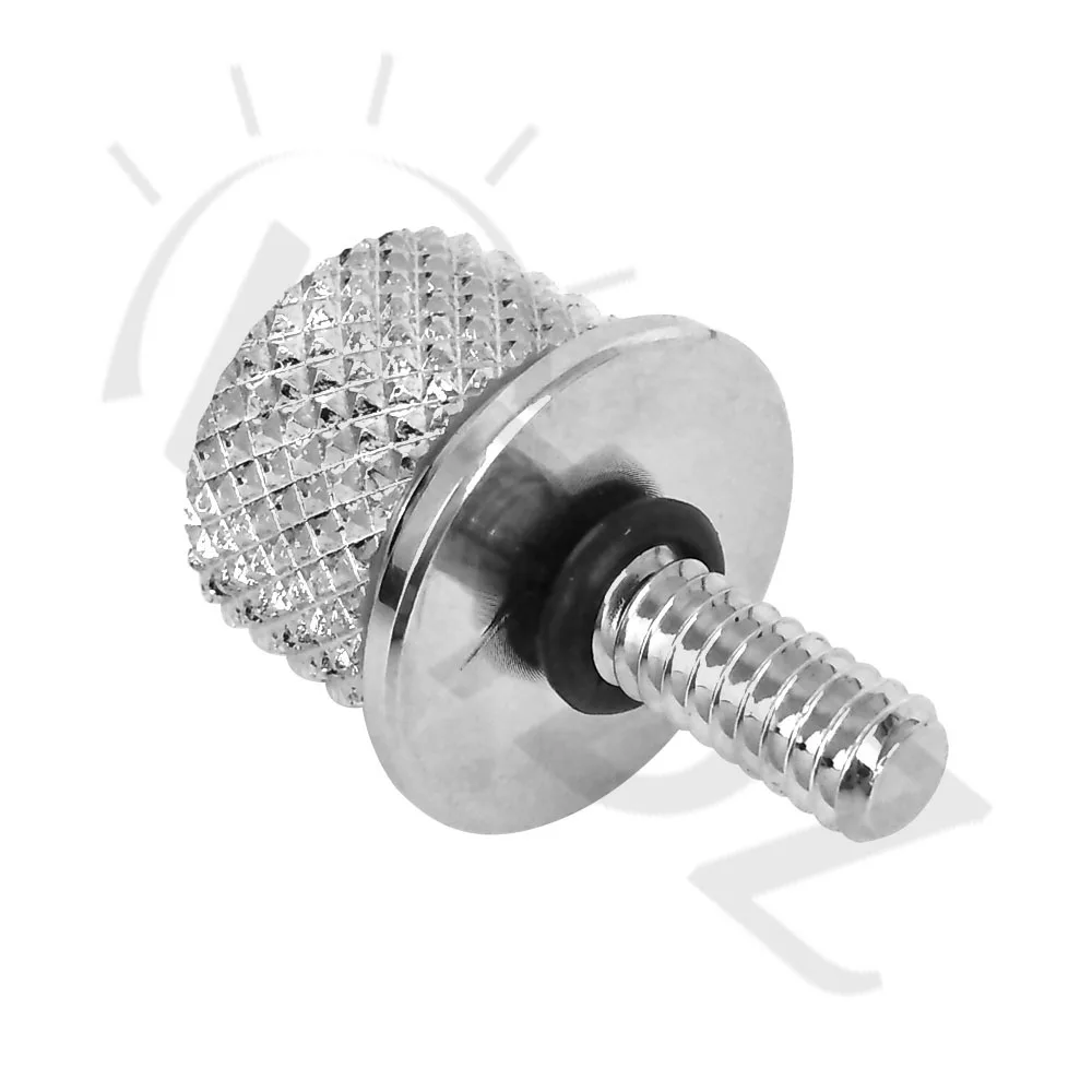 WHDZ Thread Black Billet Seat Quick Mount Bolt Screw Cap Aluminium Seat Screw For Harley Softail Sportster 1996-2015  (1)
