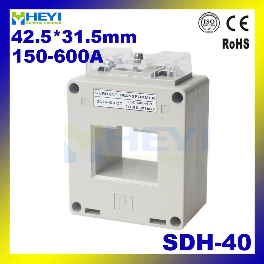 Трансформатор тока инструмента SDH-40 100A-600A электронный трансформатор тока с выходом 5А/1а