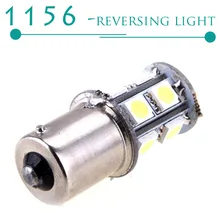 1Pcs led Car Warm White 1141 RV led Bulbs 1156 13-SMD 5050 LED Backup Reverse Light bulbs External Car Light Source CD00077