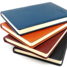 Канцелярские Товары Кожа PU Планировщик A5 Ноутбук 21.4 х 14.5 см Бизнес Ноутбуков Печатном виде Повестки Дня Оптом И В Розницу