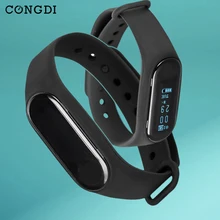 Congdi смарт-браслет R33 фитнес-трекер монитор сердечного ритма водонепроницаемый погоды с сенсорным экраном 0,78 дюйма Смарт-браслет