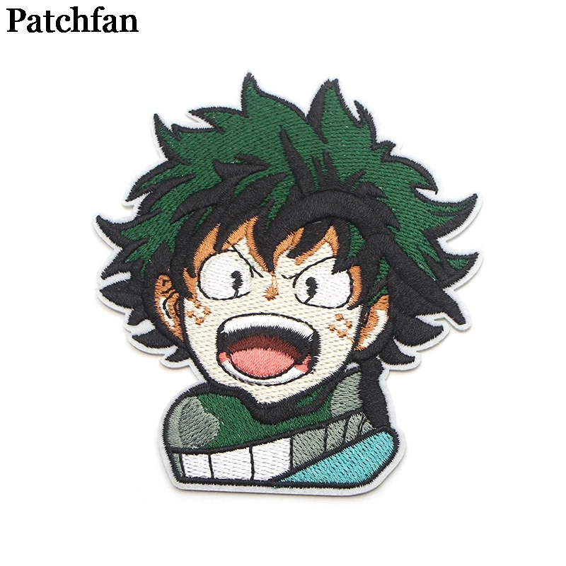 Patchfan My hero Academy аппликационные заплатки Сделай Сам Утюг на para джинсовая сумка рубашка одежда аксессуары наклейки вышитый значок A2097