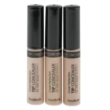 

3 Colours Makeup Liquid Dark Eye Circle Cover Stick Face Lip Concealer Moisturizer Cream Long-lasting