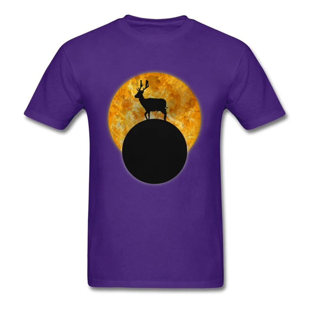 Deer Walking On The Moon_purple