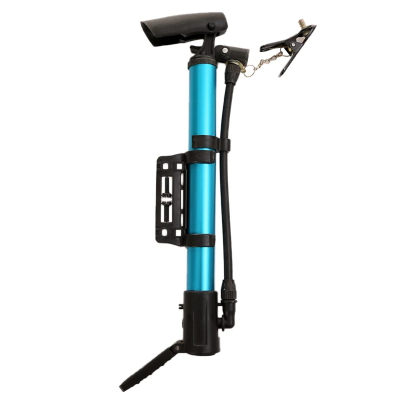 high quality 33CM Mountain Bike Bicycle Portable High Pressure Aluminum Alloy Mini Pump accessory tool lightweight road bikes