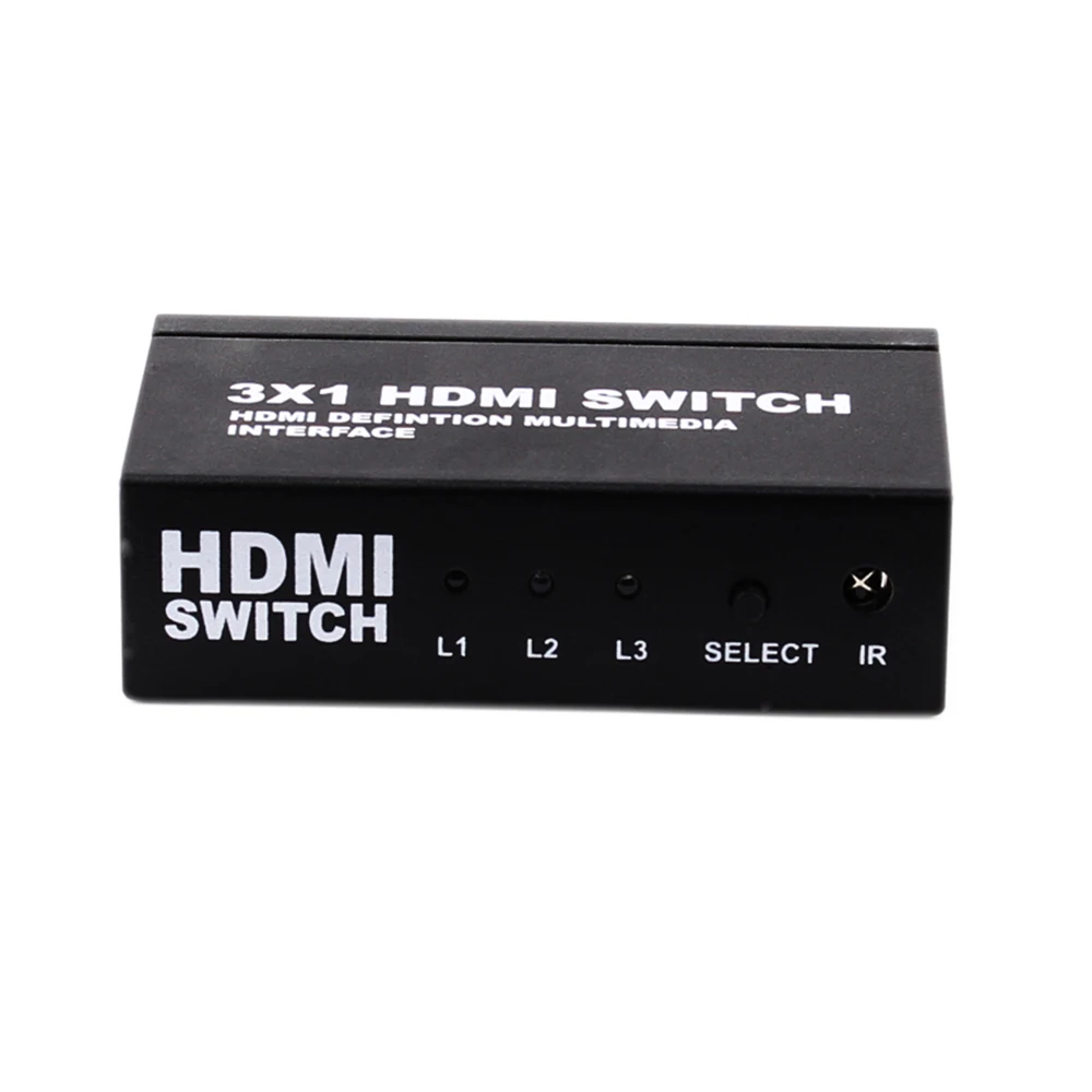 HDMI коммутатор 3 Cut 1 Three In Out HD TV видео поддерживает 1080P 3D Kvm переключатель Hdmi