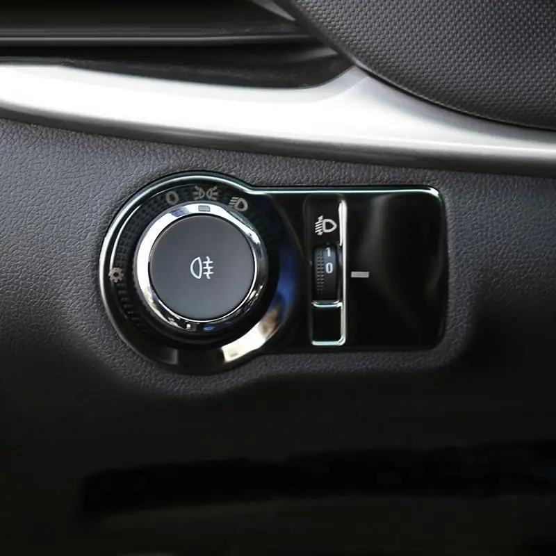 

Headlight Switch Headlamp Cup Interior Excent Decorative Modified Covers Bright Sequins Car 18 19 FOR Chevrolet Cavalier