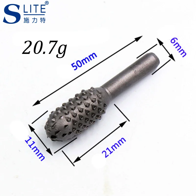 Slitee 5 Sets Of Black Woodworking Raschin Rod Rotary File Accessories Kit Electric Grinding Head Dremel tools