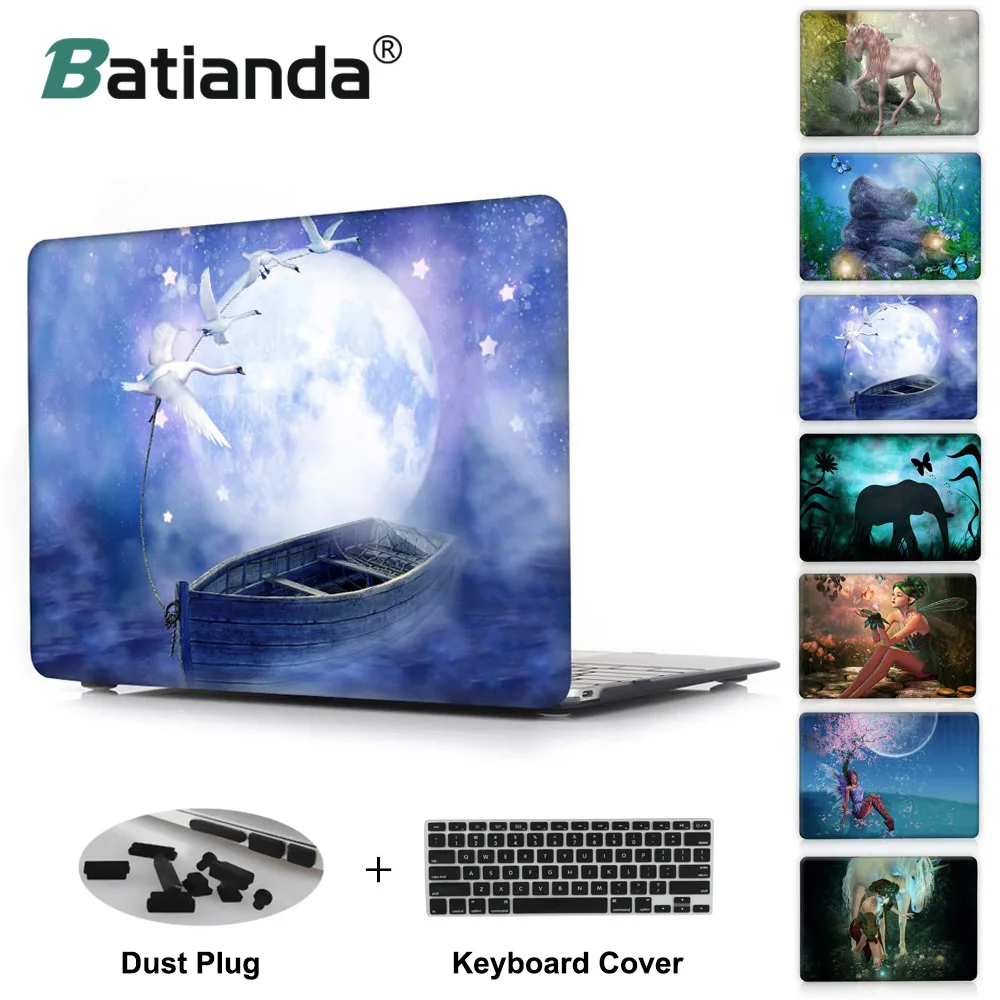 Wonderland Сказочный чехол для девочек с принтом macbook Air Pro retina 11 12 13 15 сумка ноутбука Mac