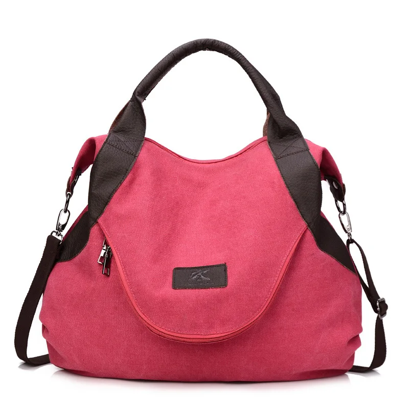 

Autumn 2017 new large-capacity single-shoulder slant-span bags Vintage Canvas European and American style postman women's