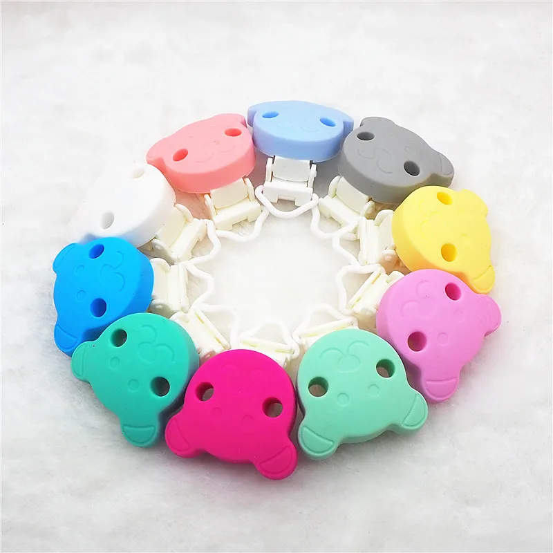 Chenkai-실리콘 곰 Teether 클립 DIY 아기 젖꼭지 더미 젖니 체인 홀더 노리개 간호 보석 장난감 클립, 10 개 Best5 Chenkai-실리콘 곰 Teether 클립 DIY 아기 젖꼭지 더미 젖니 체인 홀더 노리개 간호 보석 장난감 클립, 10 개 Best5