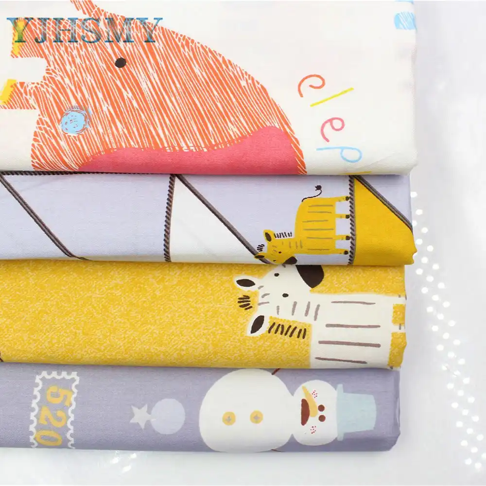 Yjhsmy 176238 Cartoon Cotton Fabric Width 50 X160cm Pcs Diy