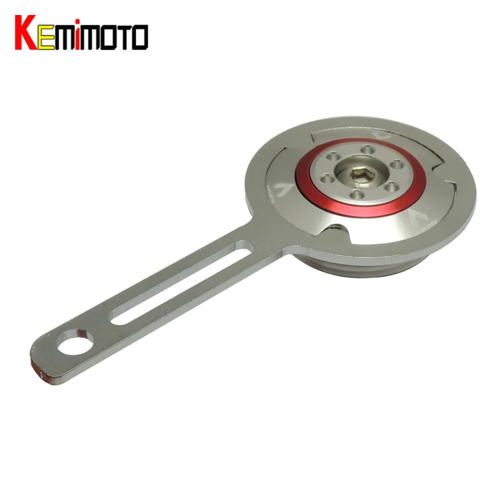 

KEMiMOTO fit for BMW GS R1200GS Engine Oil Filter Filler Cap Tank Covers Aluminum R 1200 GS 2013 2014 2015 after market