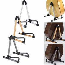 Nueva 3 colores Guitarras soporte plegable universal una Marcos uso para eléctrica acústica Guitarras s Guitarras soporte de suelo alta calidad