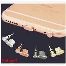 2in1 Siancs алюминиевый сплав пылезащитный Разъем зарядки порты и разъёмы Разъем для наушников пылезащитный кепки гаджет для iPhone 5 5S 6 6S 7 8 X