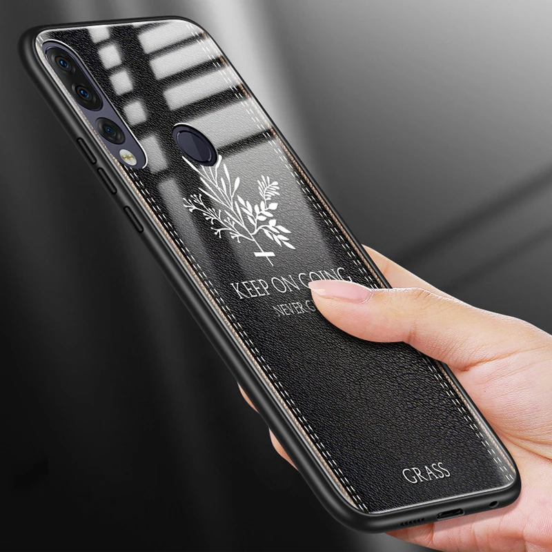 Чехол для Lenovo Z6 Pro из закаленного стекла мягкий силиконовый Жесткий чехол Z 6 чехлы