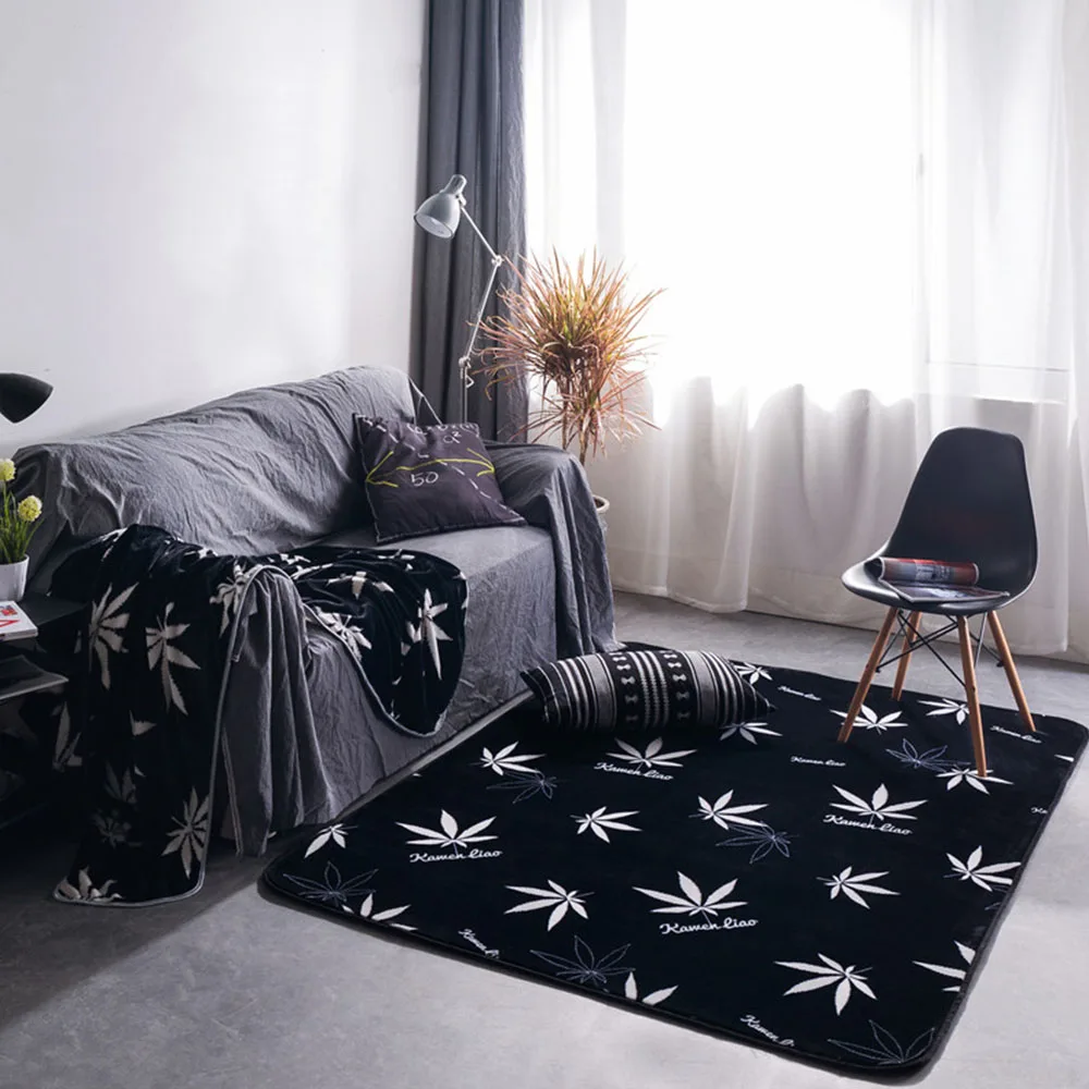 

Living Room Flannel Rugs Modern Carpet Memory Rug durable Carpet Kids Play Crawl Mat Big Carpets