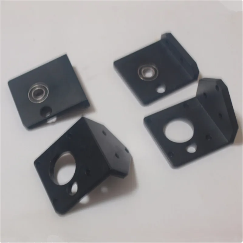 cheap 8mm DIY Reprap Prusa i3 rework 3D printer parts aluminum metal black color Z AXIS BOTTOM LEFT RIGHT +TOP LEFT RIGHT kit