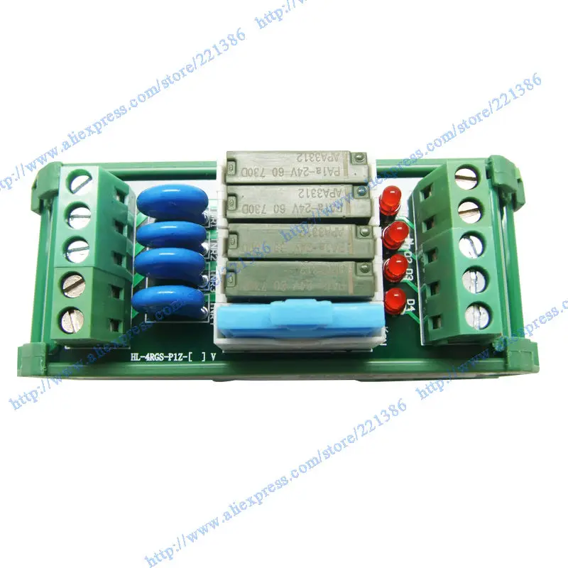 4 bit 12V 5A PA1a relay Module driver board output amplifier board PLC board relay 12V 5A NPN
