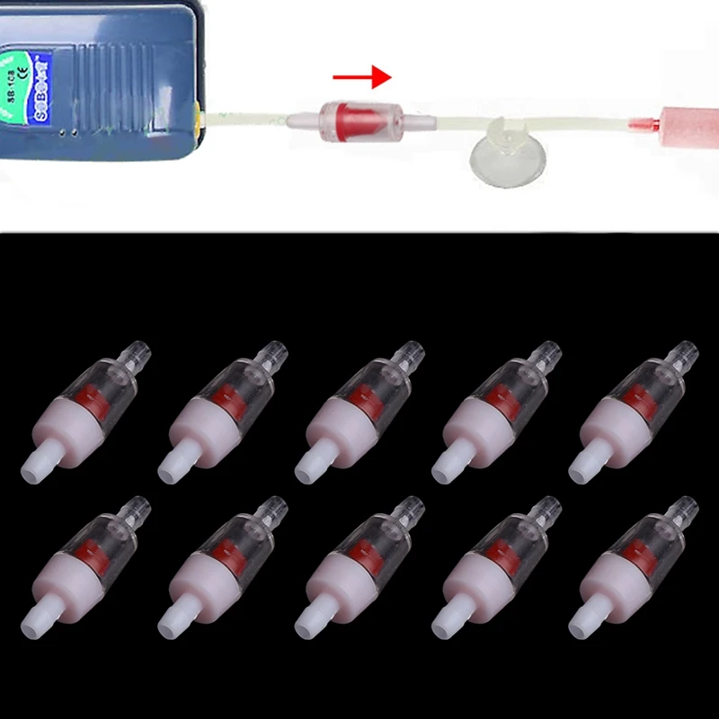 

1Pcs Aquarium Air pump Plastic 4cm One Way Check Valve Non-Return For Aquarium Fish Tank CO2 Water Air Line Pump Z07 Drop Ship