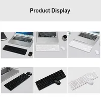 מחשב נייד Motospeed G4000 2.4G Wireless Keyboard הרשמי Bluetooth עכבר Combo USB 2.0 1000DPI ספקי מחשב נייד ארגונומיה Win 7 / XP (5)
