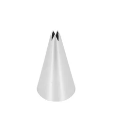 30 шт./лот) FDA высокое качество торт глазировка из нержавеющей стали открытое звездообразное сопло#15