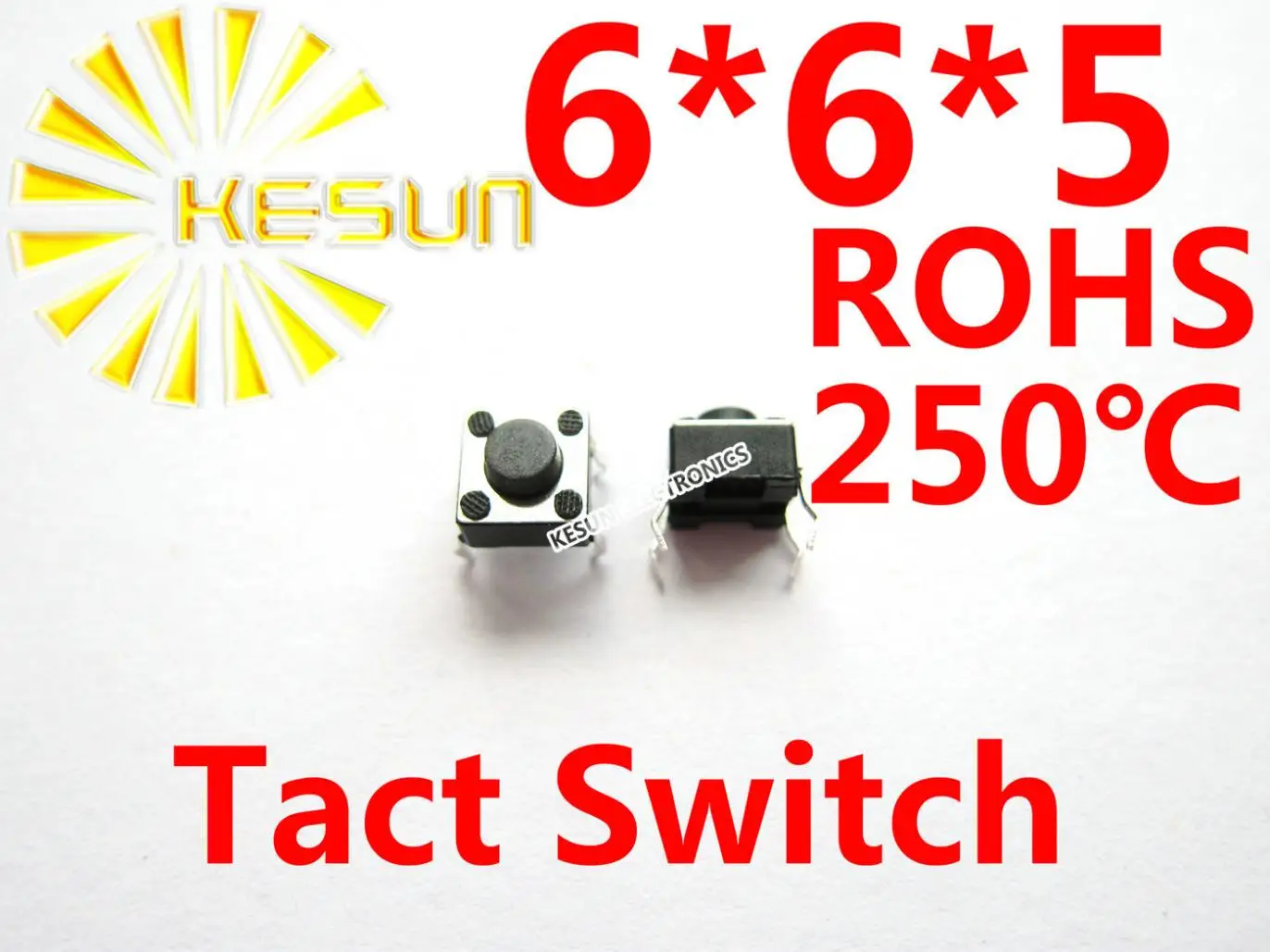 

FREE SHIPPING 1000PCS DIP 6X6X5MM Tactile Tact Push Button Micro Switch Momentary ROHS Replace ALPS SKHHAMA010