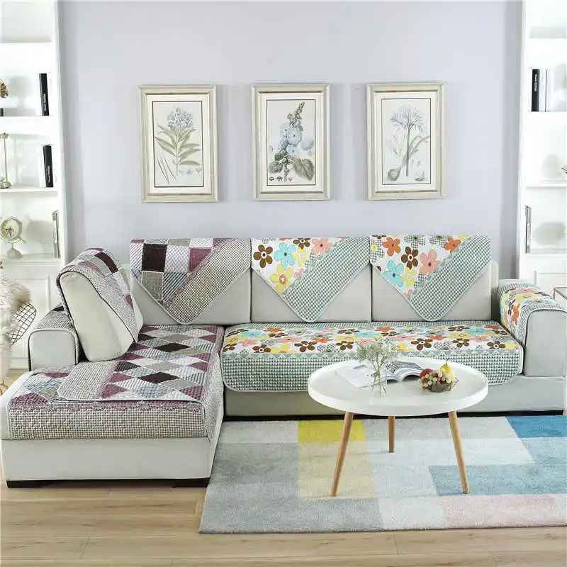Parkshin, современный чехол для дивана, скандинавский евро, для гостиной, серый евро, роскошный клетчатый чехол для дивана, чехол для дивана, угловой диван, чехлы для сидений - Цвет: 8