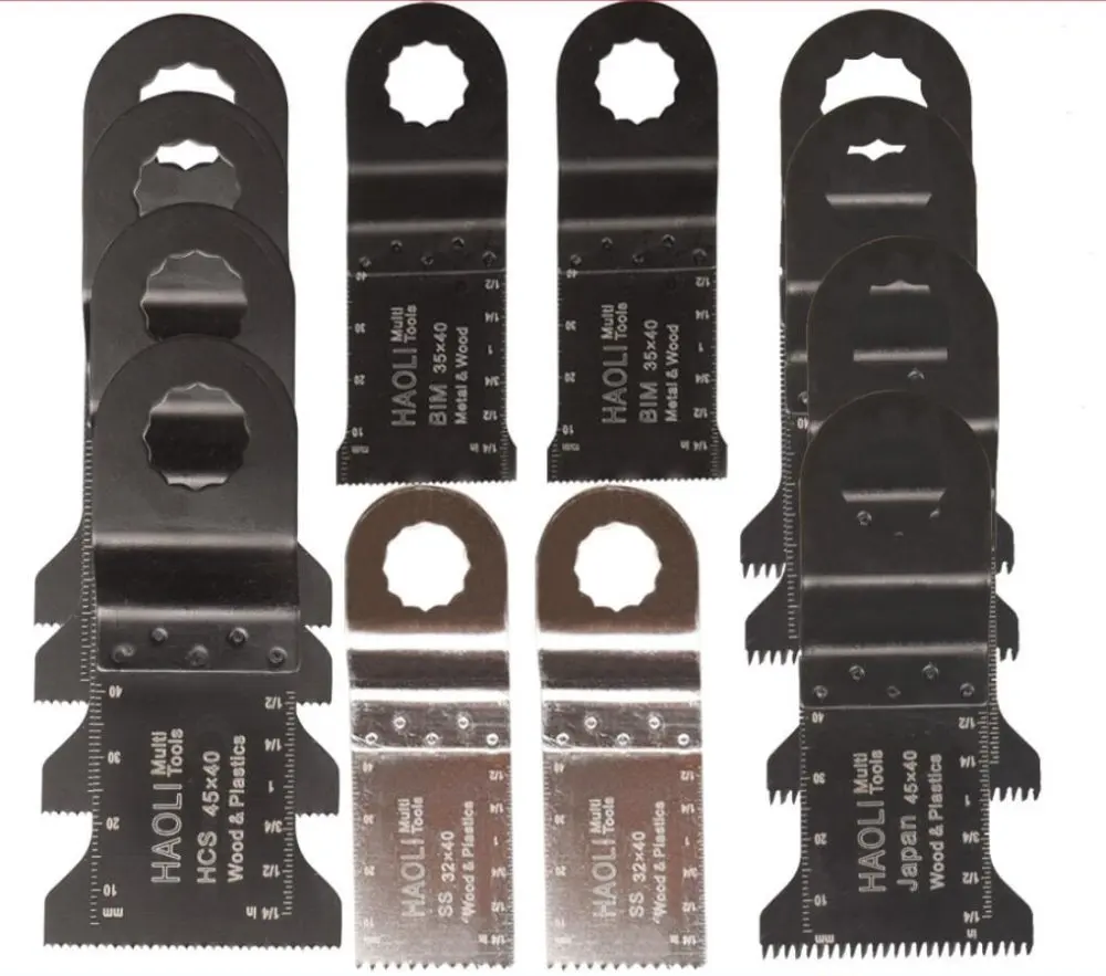 12 pcs/lot oscillating multi tool saw blade for Ridgid AEG worx power