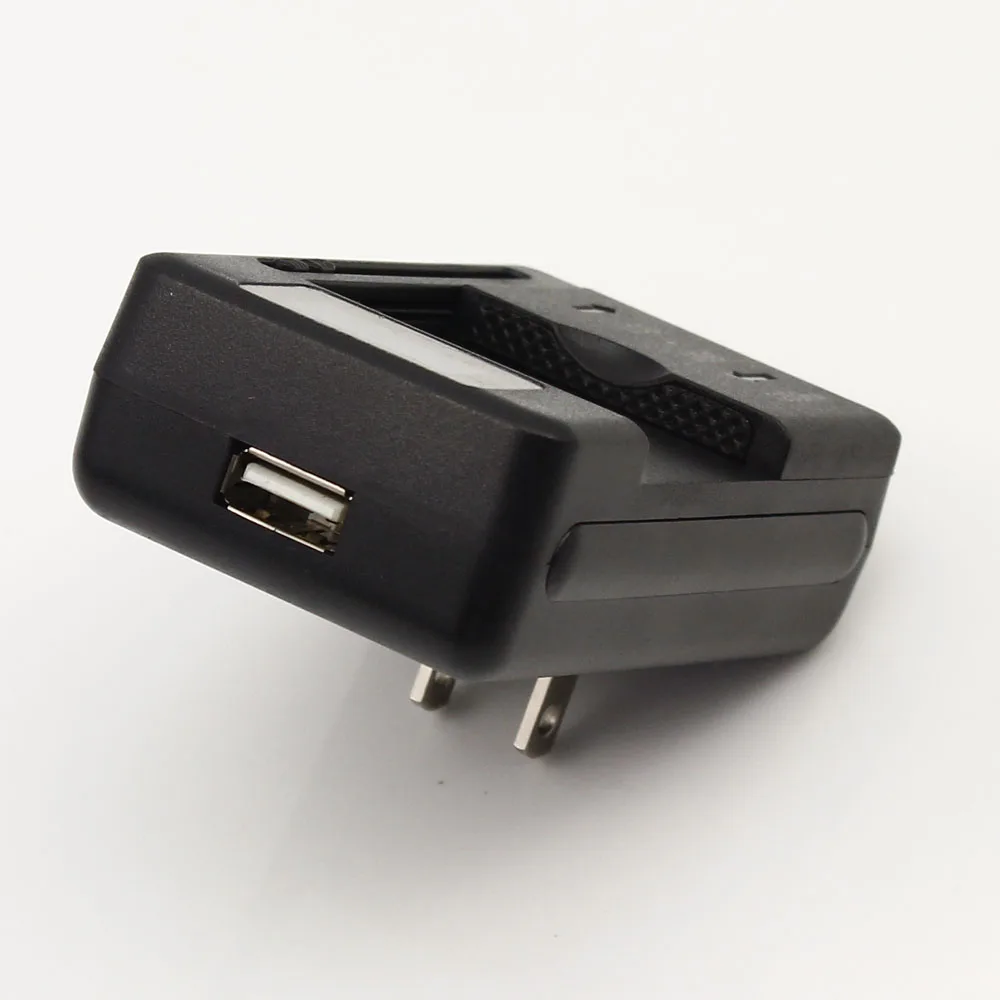 Универсальное зарядное устройство для мобильного телефона с usb портом черный ЖК