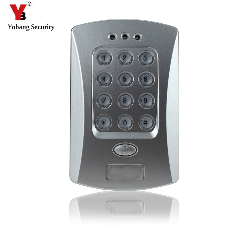 Yobang Безопасность Пароль Клавиатура RFID карты система контроля доступа комплект Электрический магнитный кнопка выхода для открывания ворот дверной замок - Цвет: C30