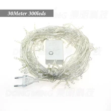 Горячее предложение светодиодный светильник на рождественскую елку для свадебной вечеринки, декоративное освещение, светодиодный Сказочный светильник 30 м 300 светодиодный AC 220 V EU AU US Plug