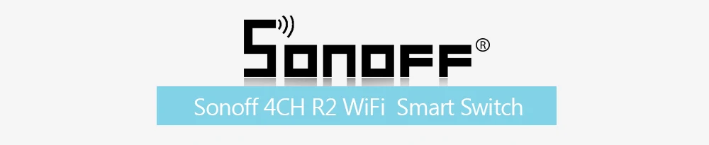 SONOFF 4CH R2 4 комплекта/канал беспроводной переключатель светильник Wifi Пульт дистанционного управления 4 устройства 10А/2200 Вт Поддержка Google/умный дом автоматизация