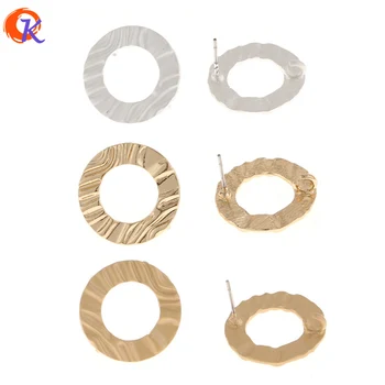 

Cordial Design 100Pcs 20MM Jewelry Accessories/Hand Made/Wavy Ring Shape/DIY Earrings/Earrings Base Making/Earring Findings