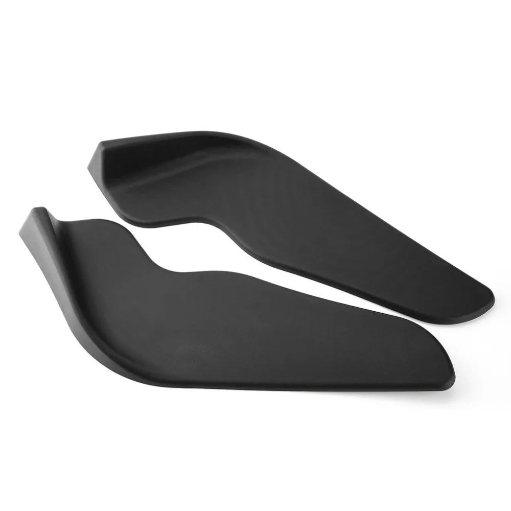 

2pcs Universal Car Front Shovel Car SUV Racing Bumper Splitter Spoiler Protect Decorative Scratch Resistant Wing 360 degreeTwist
