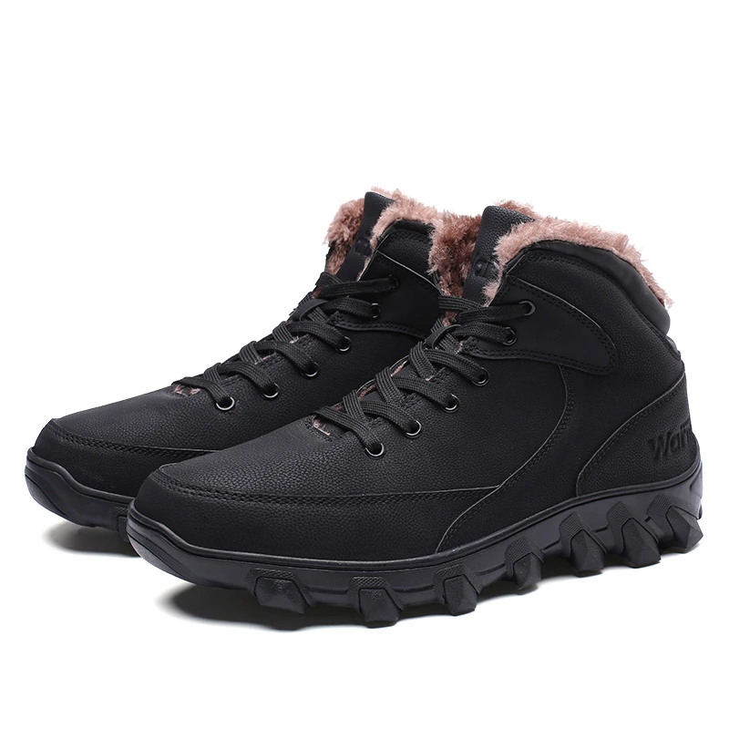 Зимняя мужская обувь непромокаемая походная обувь уличные тактические ботинки Нескользящие кроссовки мужская обувь для пешего туризма теплые походные ботинки