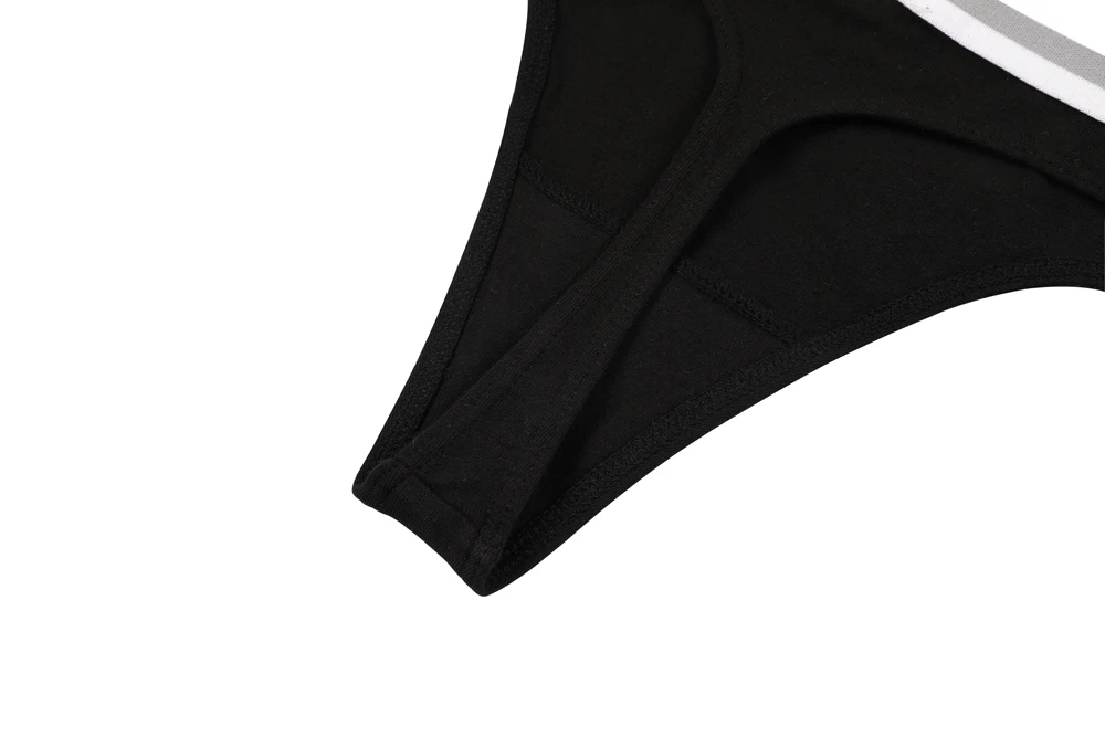 ATTRACO Women's Thong Underwear String Panties Tanga Briefs Cotton 4 Pack ATTRACO Women's Thong Underwear String Panties Tanga Briefs Cotton 4 Pack