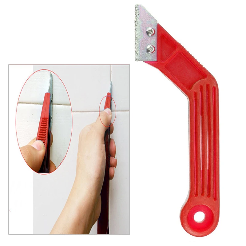 

Grout Removal Jointing Tool Home Workshop Tungsten Carbide Red Masonry Pointing Tiling Accessories Hand Kitchen