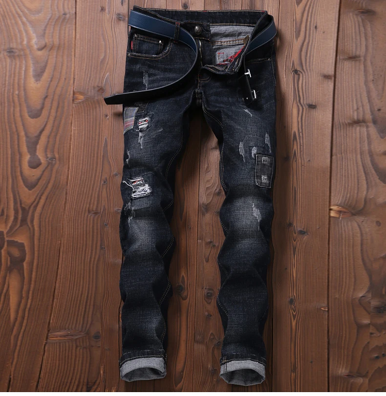 TR Brand design ripped font b jeans b font font b men b font size 29