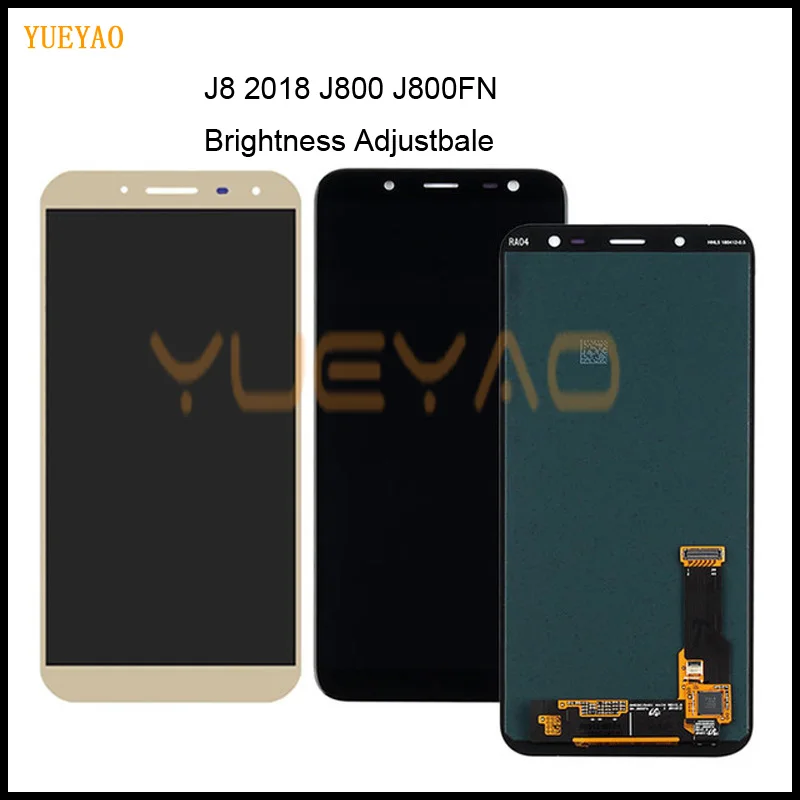 

Brightness Adjustbale J8 LCD for Samsung J8 2018 J800 J800FN LCD Display Touch Screen Digitizer Assembly for J8 LCD Display
