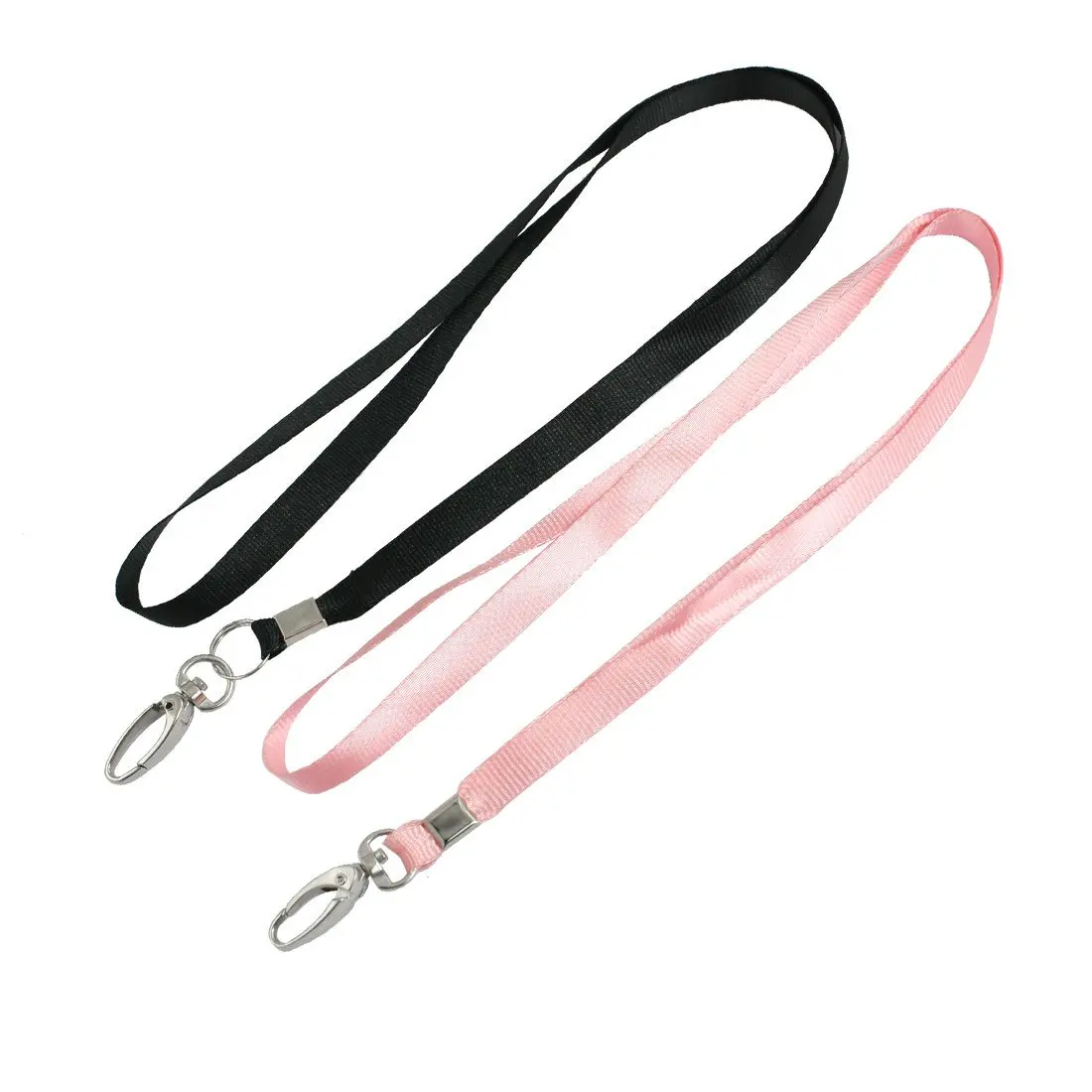 Buy 2 Pcs Pink Black Nylon String Keys Holding Lanyard