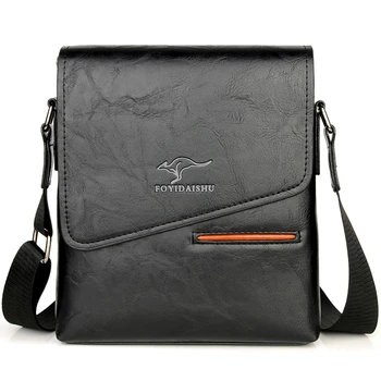 Borse a tracolla canguro di marca di lusso estiva Borsa a tracolla casual in pelle da uomo per uomo Borsa a tracolla da lavoro Borsa piccola da uomo