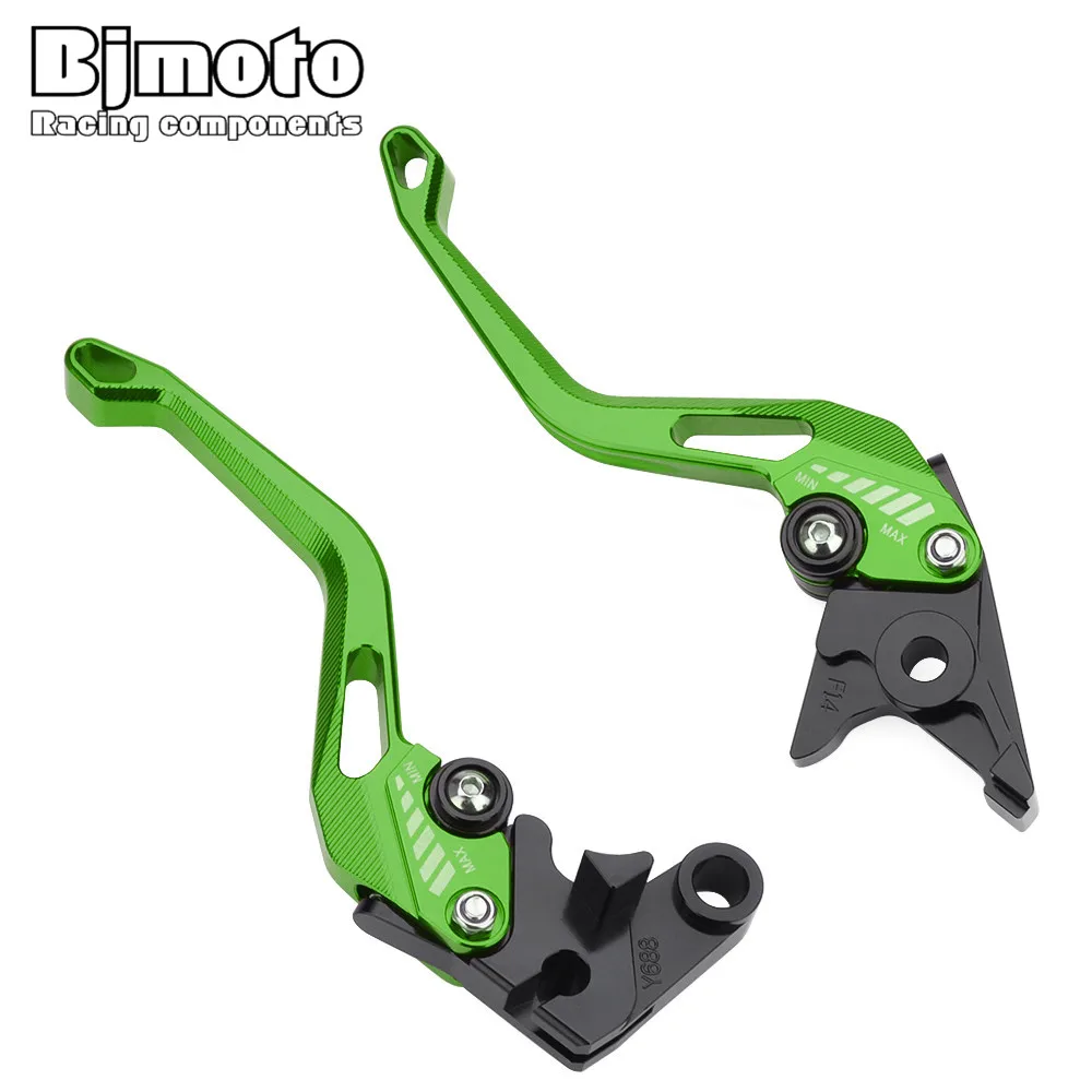 Bjmoto 5D Moto long Adjustable Brake Clutch Lever For Kawasaki ZX6R/636