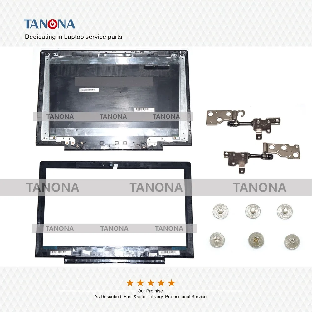 Для lenovo Ideapad 700-15 700-15ISK чехол для ЖК-панели задняя крышка 5CB0K85923+ ЖК-рамка экран Рамка 5B30K859+ петли+ винты