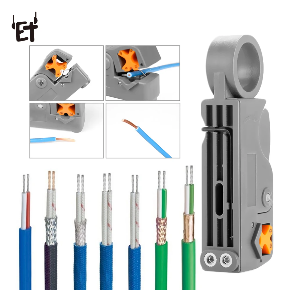 

ET Automatic Stripping Cable Pliers Multifunctional Wire Stripper Wire Cable Tools Cable wire Stripping Crimping tool