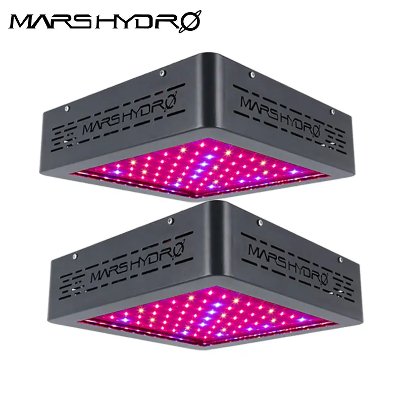 Mars Hydro 2 шт. MarsII 400 Вт Светодиодный светильник для выращивания полный спектр с ИК для медицинских растений Veg Flower Hydro для выращивания в помещении профессиональный