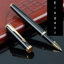 Металлические ручки-роллеры с тонкими точками(0,5 мм), элегантные ручки для мужчин и женщин, благородные