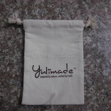 100 шт/партия) Высококачественная джутовая/льняная Ювелирная сумка на шнурке для аксессуаров/кристаллов, размер быть настроен, много цветов